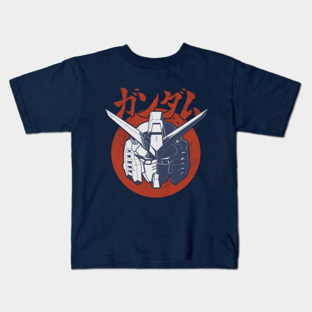 RX 78 2 warrior Kids T-Shirt by WahyudiArtwork